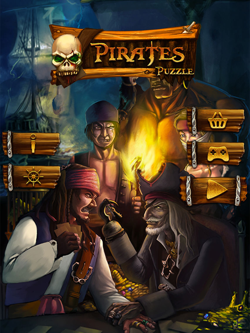Caribbean Pirates Puzzle poster