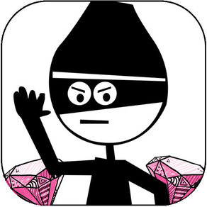 Trampoline Stickman Thief: Diamond Mania