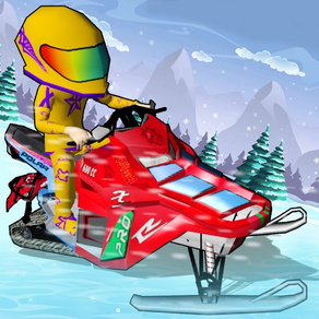 スノーモービルアイスレース - スノーモービルレーシング