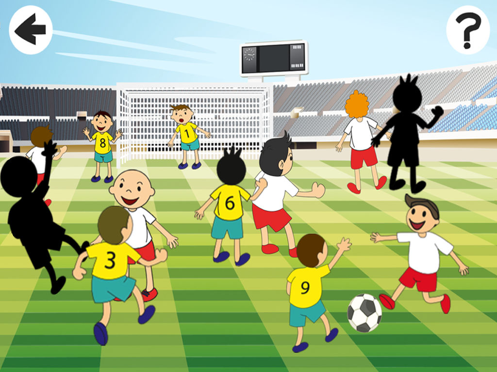 A Find the Shadow Game for Children: Learn and Play with Soccer poster