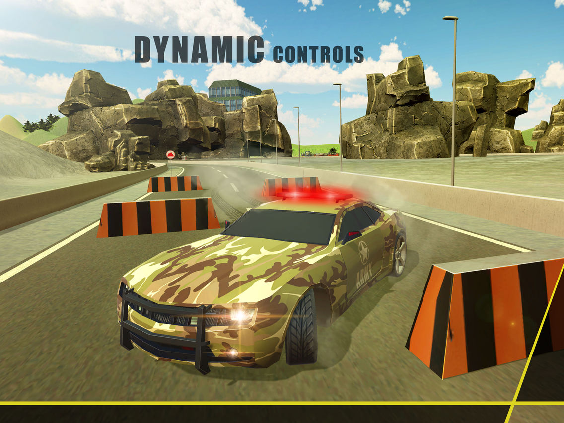 Army Car Driving - Cop Chase poster