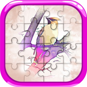 Vogel jigsaw puzzle spiel