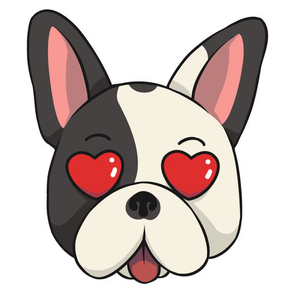 FrenchieMoji - French Bull Dog Emojis & Stickers