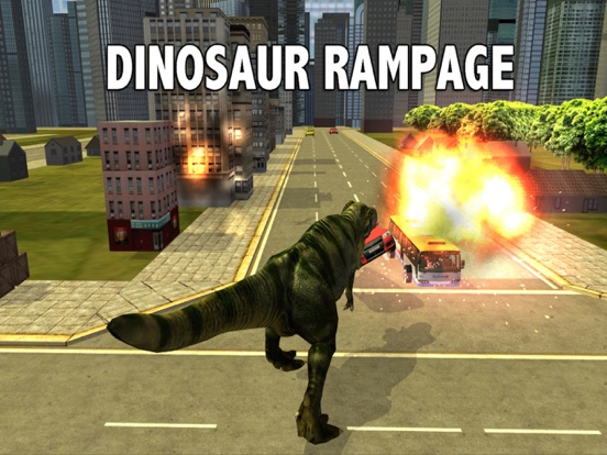 Dinosaur Rampage - Trex Free poster