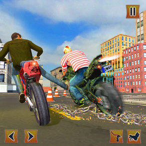 Crazy Chained Bike Stunts Race