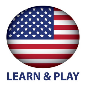 遊玩和學習。美國英語（美國人） +