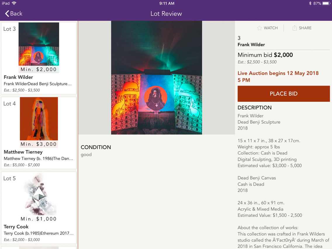 Codex Auctions poster