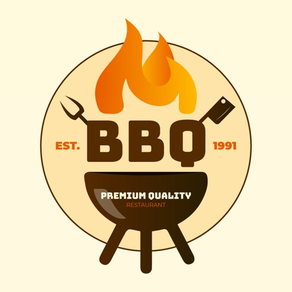 Barbeque BBQ Grill Stickers