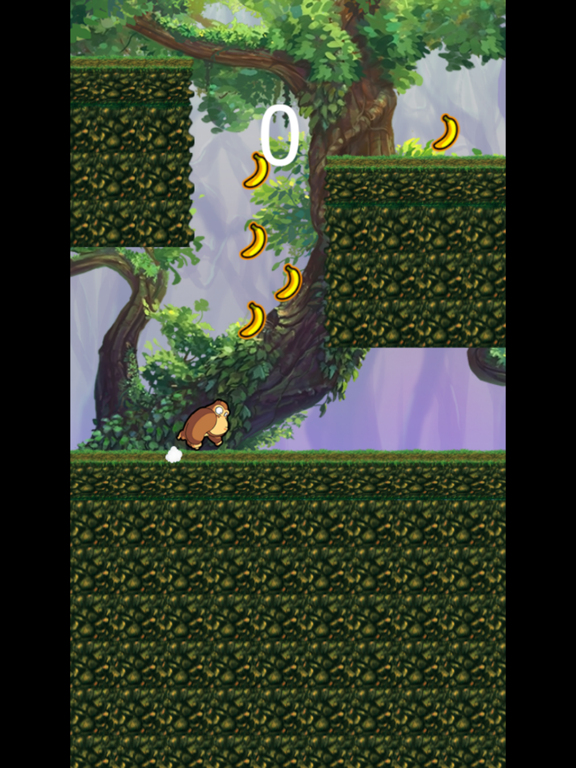 super monkey kong run & jump in forest adventure poster