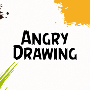 Angry Drawing - learn drawing techniques - easy step by step tutorials