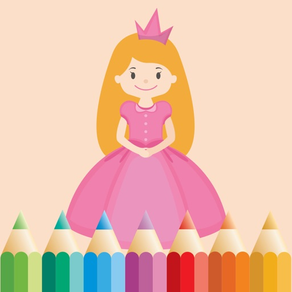 Livre À Colorier de la Princesse Pour Les Filles