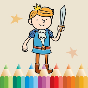 Royal Coloring Book: Color princess, castle, ...