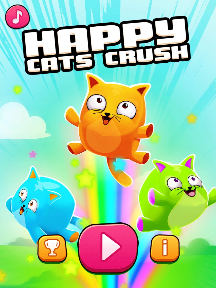Happy Cats Crush - Match 3 poster