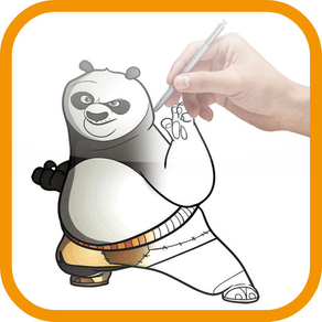 How to Draw Panda Kung Fu