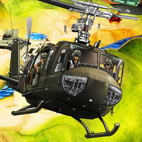 육군 코만도 헬기 전쟁 촬영 3D