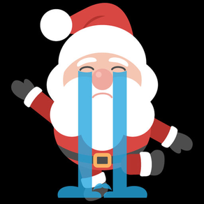 Xmas Santa Ornaments Sticker