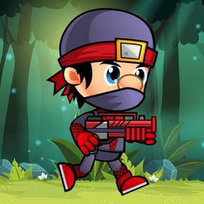 Ninja Soldier Run - Klassisch Plattform Abenteuer