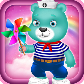 The Style and Make My Little Bears Game - Love Playtime and Care Fashion Salon Dress Up Free