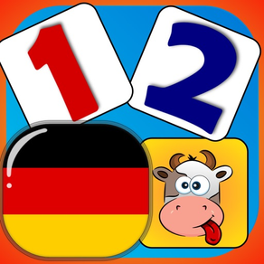 Bebê corresponder e aprender - números em alemão.
