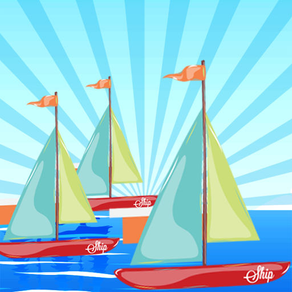 A Sort By Size Game for Children: Learn and Play with Sailing Boat