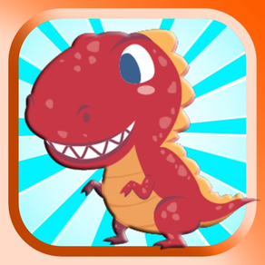 Dinosaurier-Puzzle-Matching-Spiel Für Kinder