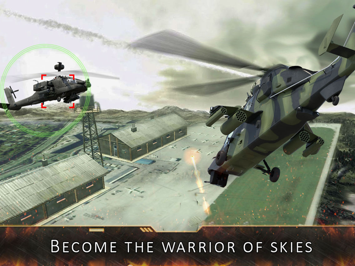 Helicopter Air Attack - #1 Military Helicopters Fighting and Shooting Game Free poster