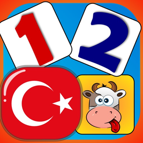 Bébé apprend avec les paires - nombres en Turc