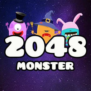 2048 Monster: Swipe Numbers Puzzle Game