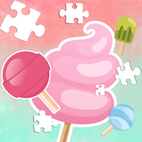可愛 糖果 甜 & 果凍 拼圖 難題