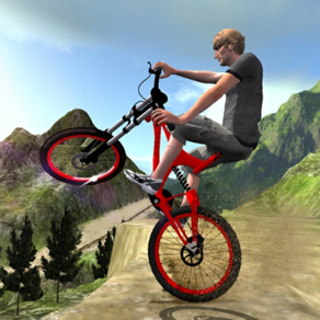 山地自行車模擬器: 自由式 BMX 遊戲 3D