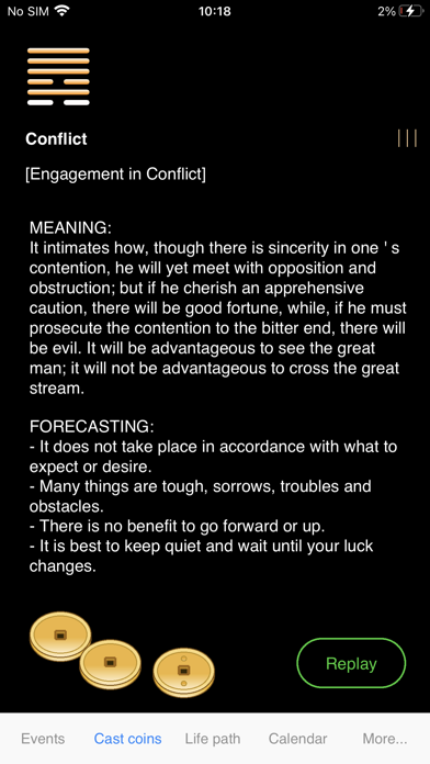 uChing: I Ching Horoscope ポスター