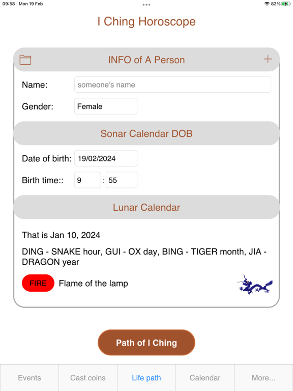 uChing: I Ching Horoscope ポスター