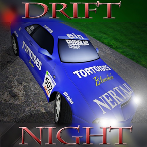 Noche imprudente Racing Drift coche con Top Burnou