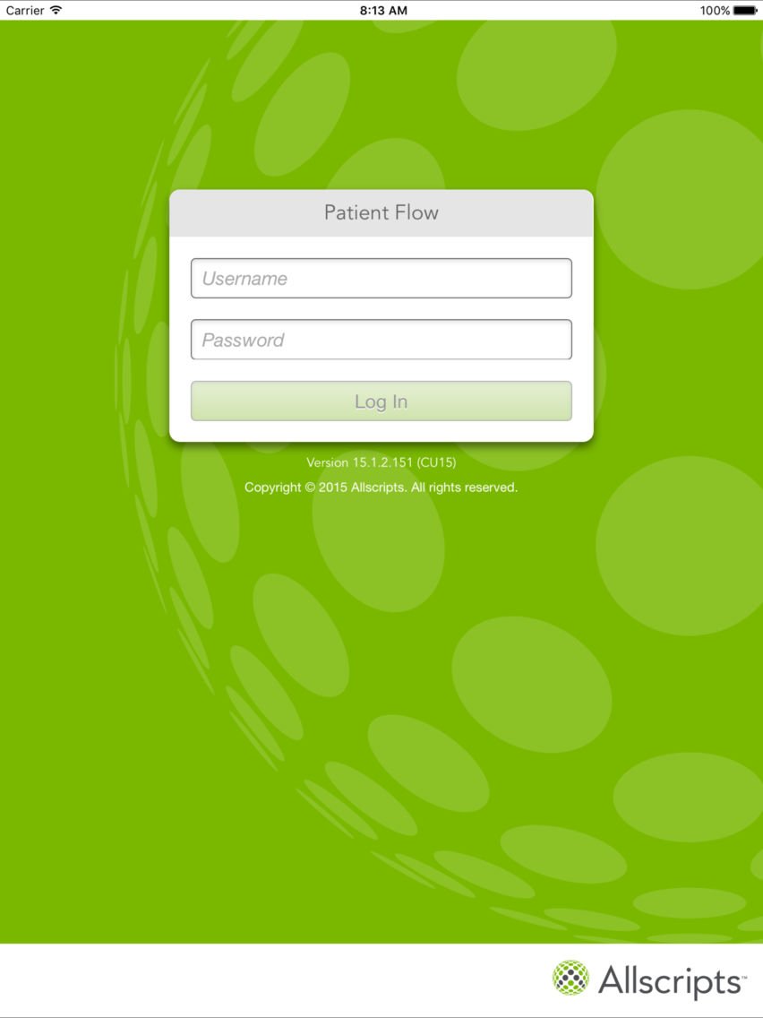 Allscripts Patient Flow Mobile poster