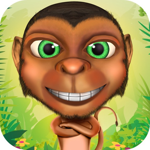 面白い猿の友人. マイ 仮想現実のペット ゴリラのゲーム 市の動物 Virtual Monkey Friends