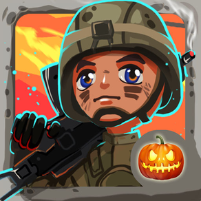 Toy Patrol: 3rd person shooter. Tiny commando with machine gun shoots stupid zombies