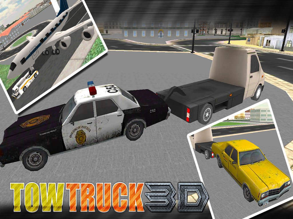 Tow Truck Driver Car Fix 3D Simulator poster