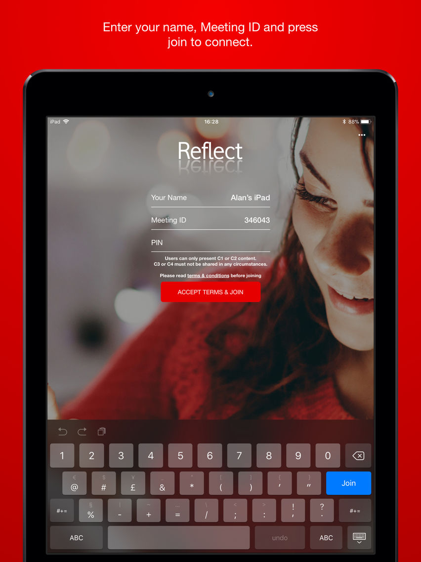 Reflect Wireless Presentation poster