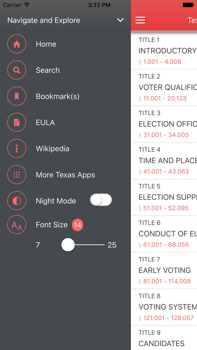 Texas Election Code 2017 poster