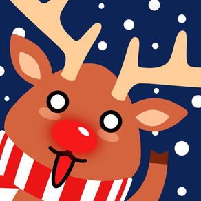 Moji Reindeer Animated Christmas Sticker Pack