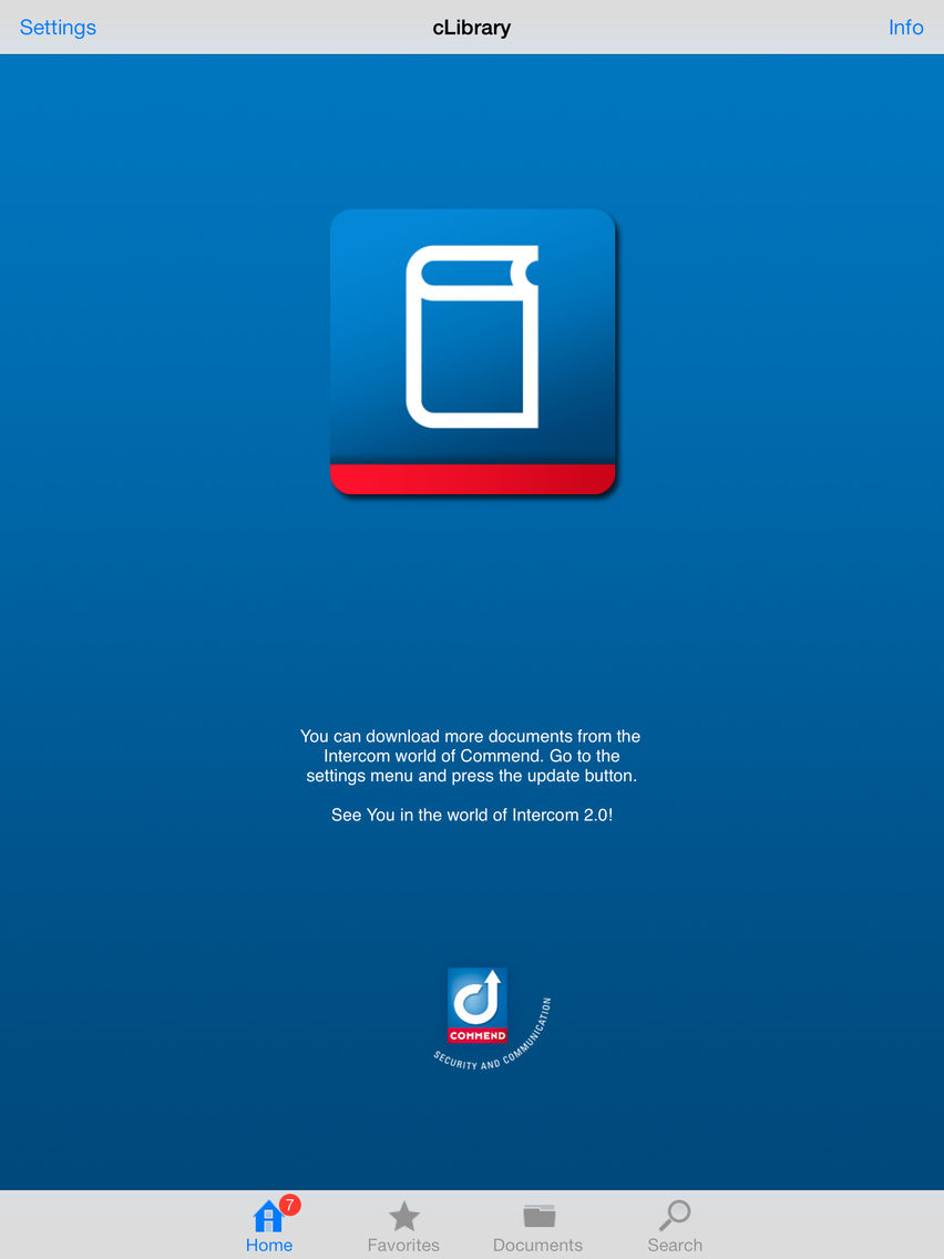 Commend cLibrary poster