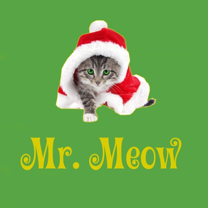 Mr. Meow - funny cat stickers