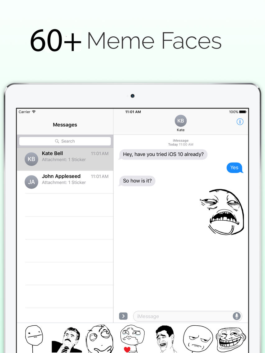 Meme Faces - Memes for iMessage by Igor Zharii