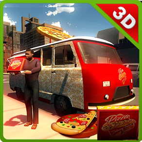 Pizza-Lieferwagen und Mini-Food-Van-Simulator