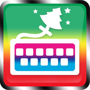 Christmas Holiday Keyboard Background Color Themes for iPhone, iPad, iPod