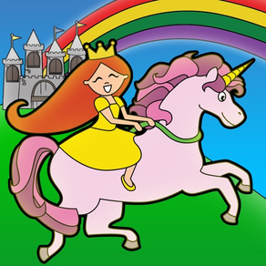 子供と家族幼稚園Free Editionのプリンセスフェアリーテイルぬりえワンダーランド Princess Fairy Tale Coloring Wonderland for Kids and Family Preschool Free Edition