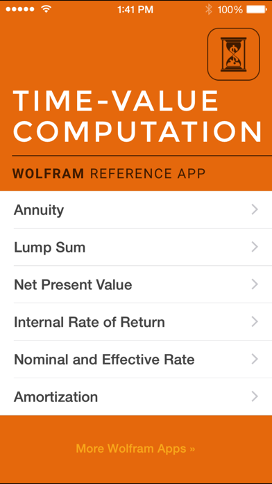 Wolfram Time-Value Computation Reference App poster