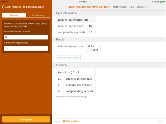 Wolfram Time-Value Computation Reference App poster