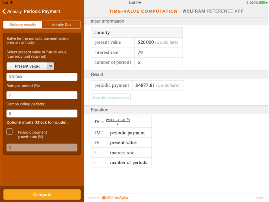 Wolfram Time-Value Computation Reference App poster