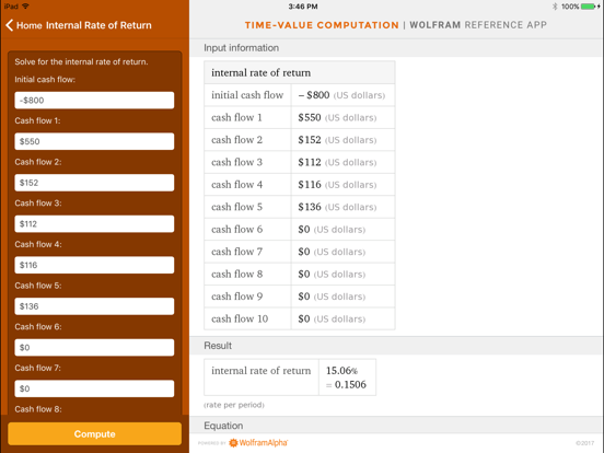 Wolfram Time-Value Computation Reference App poster